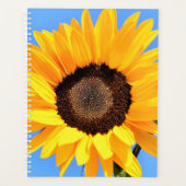 Gele Zonnebloemplanner Planner (Voorkant)