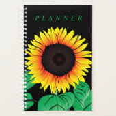 Gele Zonnebloemplanner Planner (Voorkant)