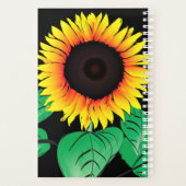 Gele Zonnebloemplanner Planner (Achterkant)