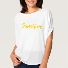 Gele zonneschijn-Shirten T-shirt