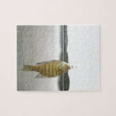 Gele zonnevis bij het Arrowimeer Legpuzzel (Horizontaal)