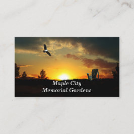 Gele Zonnevrije Visitekaartjes