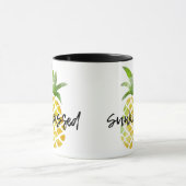 Gele zonnige ananas mok (Midden)