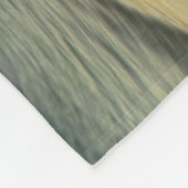 Gele zonsondergang bij het Beach Acrylwerk | Fleece Deken (Hoek)