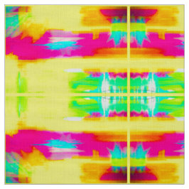 Gele zonsonderste Abstracte verbinding Stof