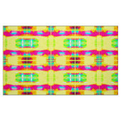 Gele zonsonderste Abstracte verbinding Stof (Fat Quarter)