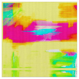 Gele zonsonderste Abstracte verbinding Stof