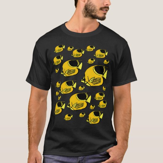 Gele Zonvis T-shirt (Voorkant)