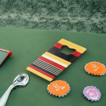 Gele, zwarte en rode strepen