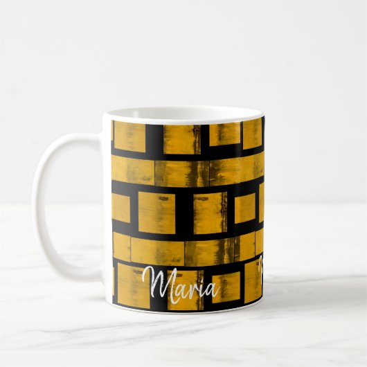 Gele zwarte Mok (Links)