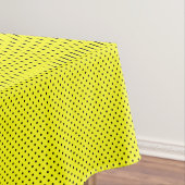 Gele zwarte stip tafelkleed (Voorbeeld)