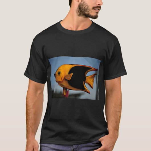 Gele & Zwarte Vis T-shirt (Voorkant)