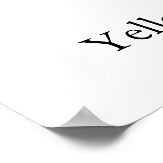 Gele zwarte vogel - John Audubon Poster (Hoek)