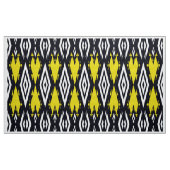 Gele zwarte witte etnicus stof (Yard (91,4 cm))
