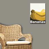 Gele, Zwarte, Witte Keukenmuur Decoratie - Poster