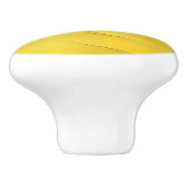 Gele zwijn keramische knop (Zijkant)