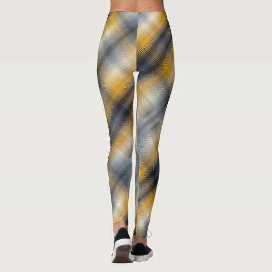 gele zwijn leggings (Achterkant)