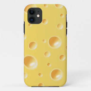 Gele Zwitserse Kaas Slice Textuur iphone 5 hoes