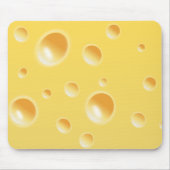 Gele Zwitserse kaastextuur Muismat (Voorkant)