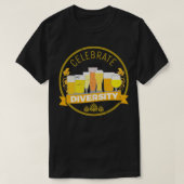 Gelebraat Diversiteit bier smaak 1 T-shirt (Design voorkant)