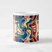 Gelede bol grote koffiekop (Voorkant)