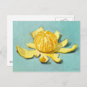 Gelede clementine stillevens briefkaart (Voorkant / Achterkant)