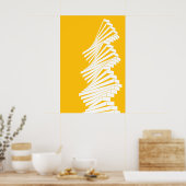 gelede wand poster (Keuken)