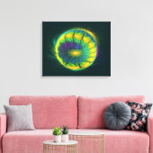 Geleed plasma canvas afdruk (Insitu (Woonkamer))