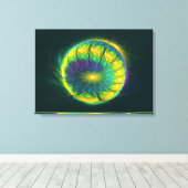 Geleed plasma canvas afdruk (Insitu (Houten vloer))