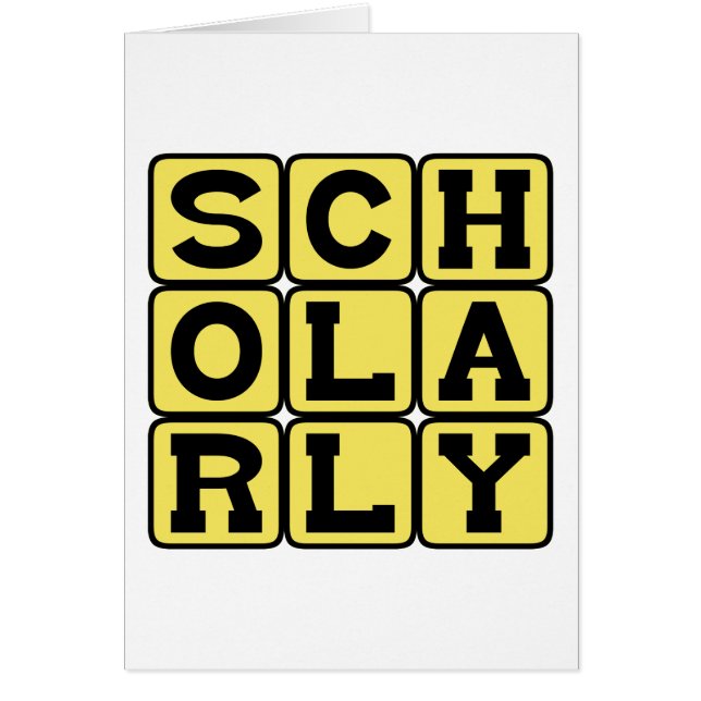 Geleerd, Studieus (Voorkant)