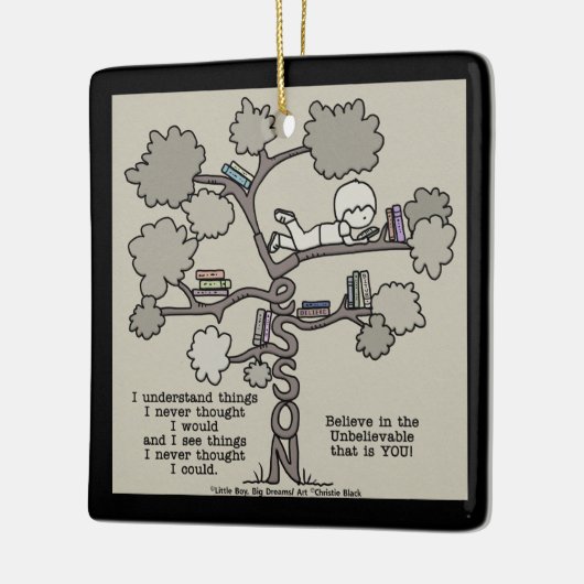 Geleerde lessen keramisch ornament (Links)