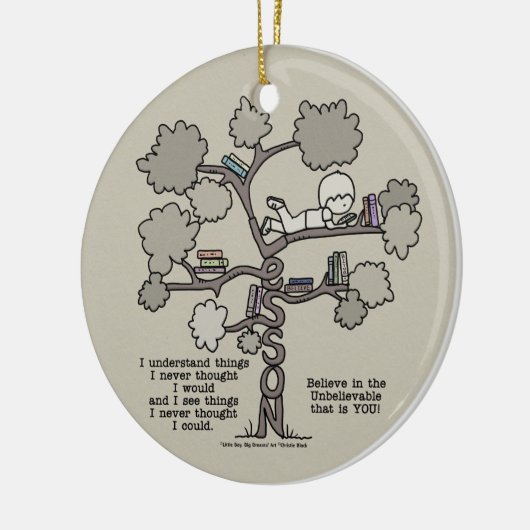 Geleerde lessen keramisch ornament (Links)