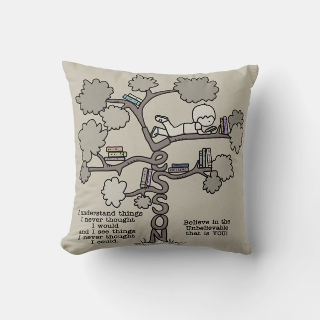 Geleerde lessen kussen (Voorkant)