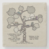 Geleerde lessen stenen onderzetter (Voorkant)