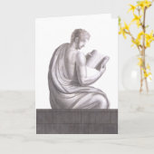 Geleerde van Pompei - Wenskaart Kaart (Gele Bloem)