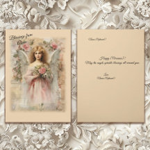 Gelegenheden uit het hart engel in vintage stijl