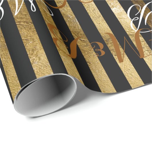 gelegenheid de heer mrs gepersonaliseerde initiale cadeaupapier (Rol Hoek)