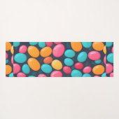 Gelei ballen Mozaïek Kleurrijk Gepersonaliseerd Pa Yogamat (Achterkant (horizontaal))