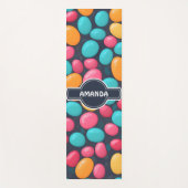 Gelei ballen Mozaïek Kleurrijk Gepersonaliseerd Pa Yogamat (Voorkant)
