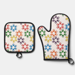 gelei-duiveleieren ovenwant & pannenlap set