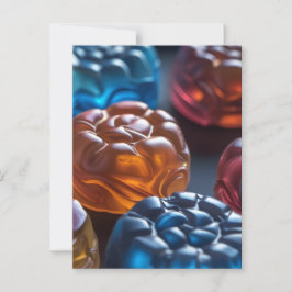 Gelei Snoep Plezier Briefkaart