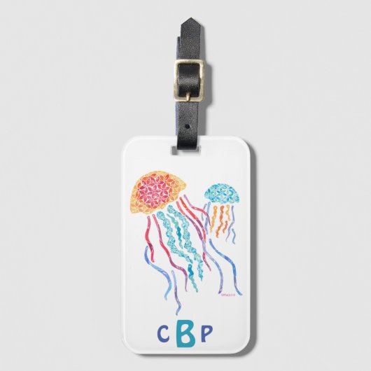 Gelei vis Bagagelabel (Voorkant (verticaal))