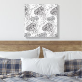 Gelei Vis Doodle 6 Canvas Afdruk (Insitu (Slaapkamer))