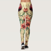 Gelei vis ontworpen leggings (Achterkant)
