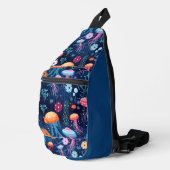 Gelei vis pickleball sling bag (Rechterhoek)