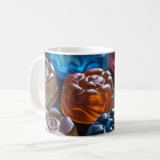 Geleiachtig snoepplezier koffiemok (Voorkant links)