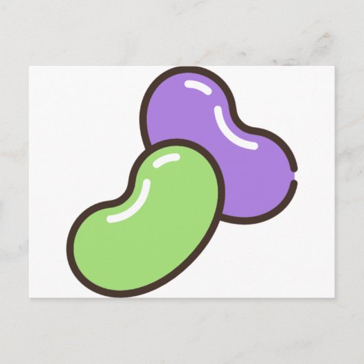 geleibonen briefkaart (Voorkant)