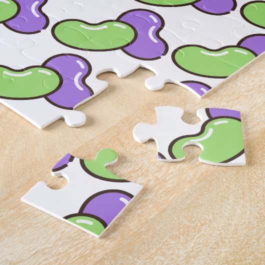 geleibonen legpuzzel (Zijkant)