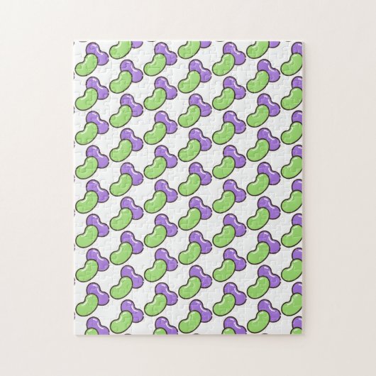 geleibonen legpuzzel (Verticaal)