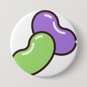 geleibonen ronde button 7,6 cm